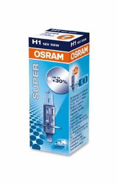 OSRAM Spuldze H1 Super Plus 30%