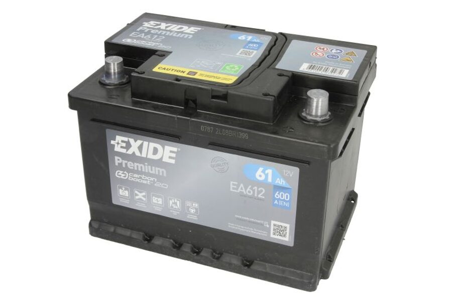 EXIDE EA612 61Ah 600A