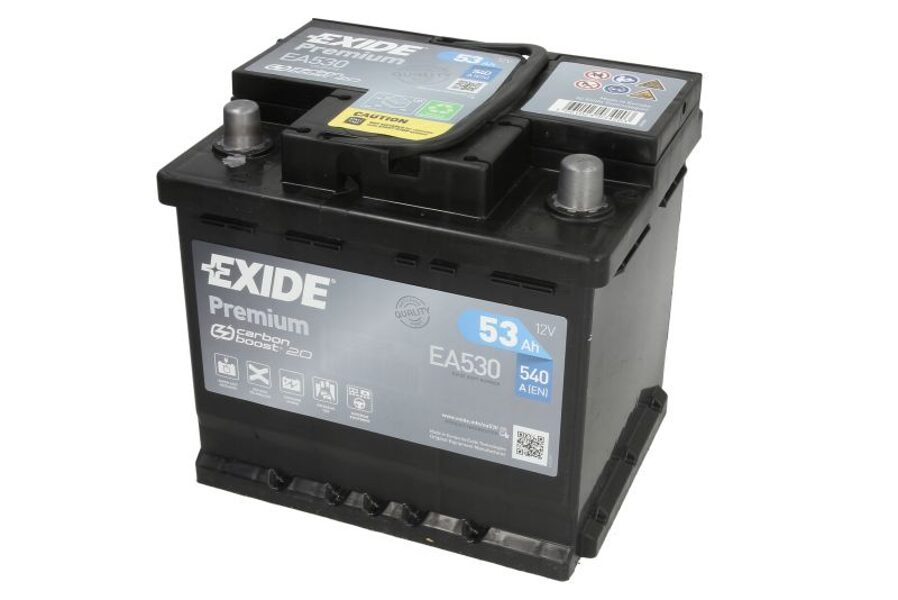 Exide Premium EA530 53Ah 540A 