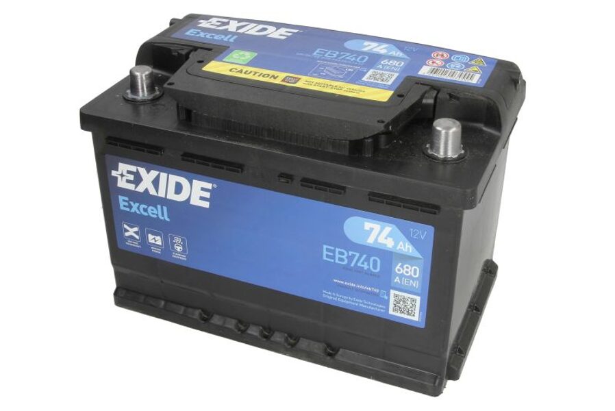 Exide EB740 74Ah 680A