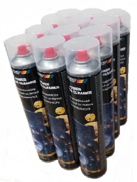 MOTIP POWER BRAKE CLEANER bremžu tīrīšanas līdzkļa aerosolā iepakojums 750ml x 12gab