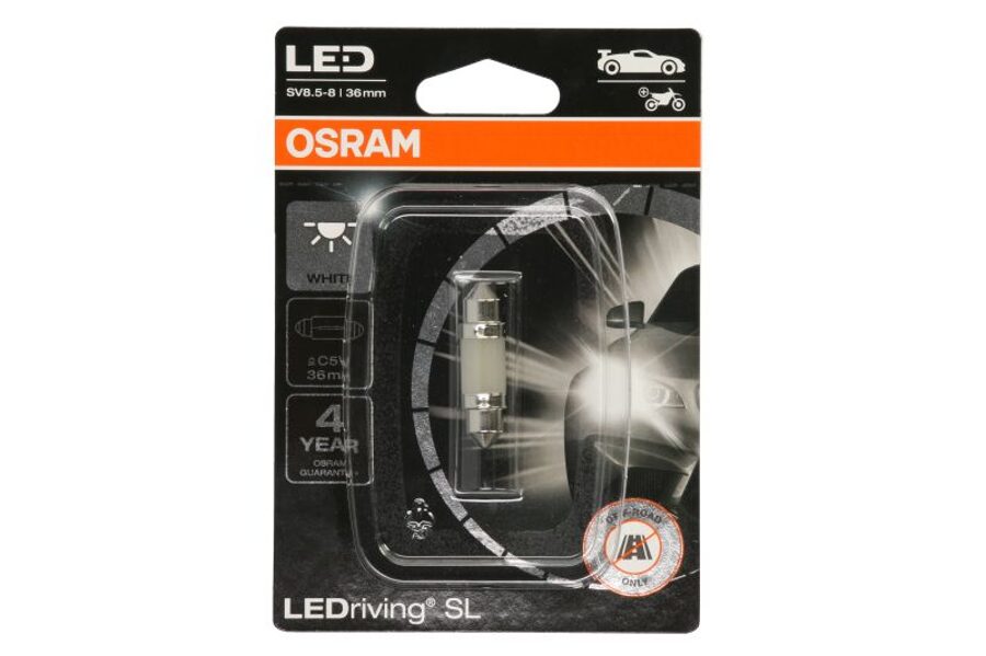 OSRAM LED gaismas spuldze C5W Ledriving