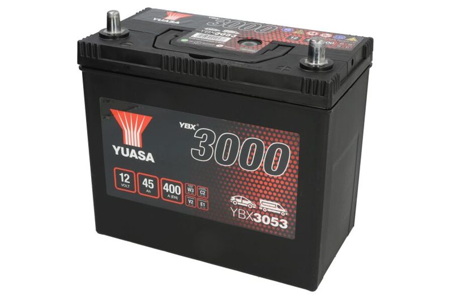 YUASA 45Ah/400A YBX3000 SMF (Labais+)